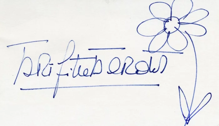 Brigitte Bardot autograph