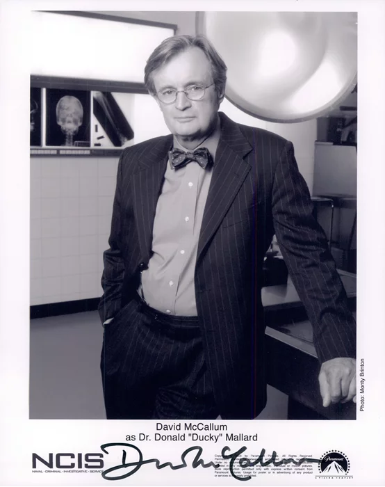David McCallum autograph