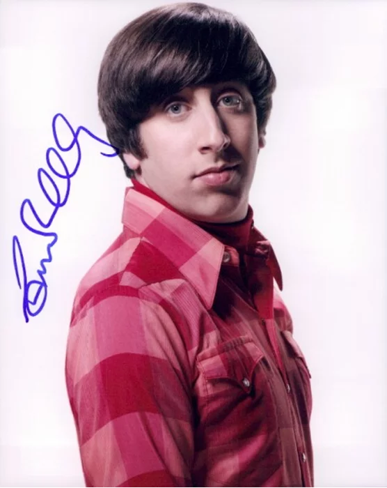 Simon Helberg autograph