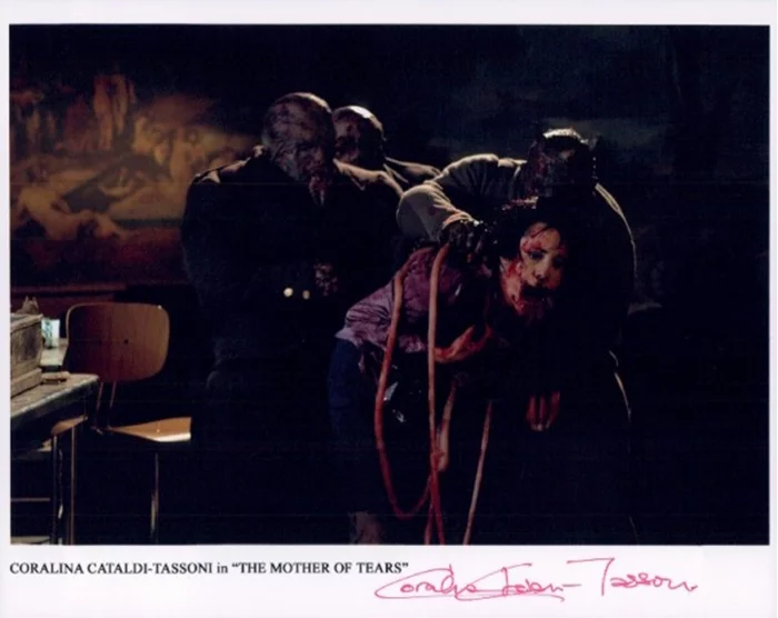 Coralina Cataldi-Tassoni autograph