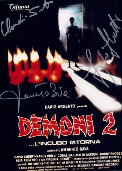 Demons 2 autograph