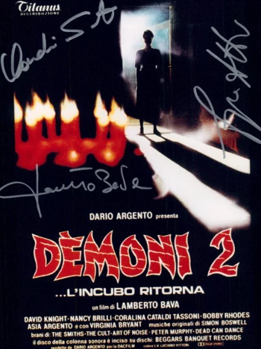 Demons 2 autograph
