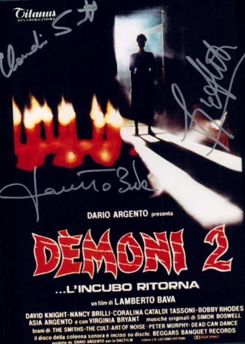 Demons 2 autograph
