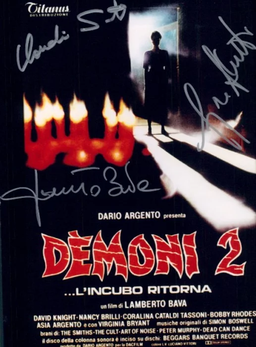 Demons 2 autograph