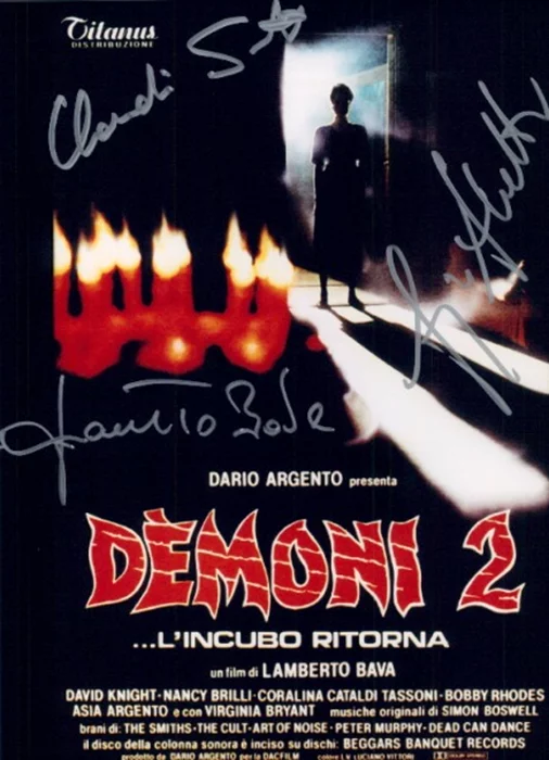 Demons 2 autograph