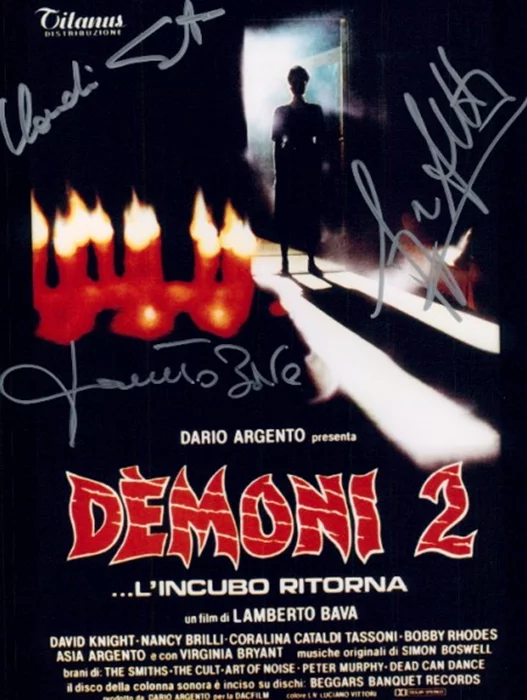 Demons 2 autograph