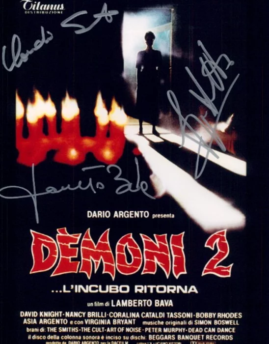 Demons 2 autograph