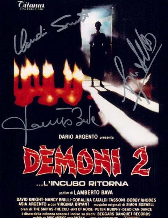Demons 2 autograph