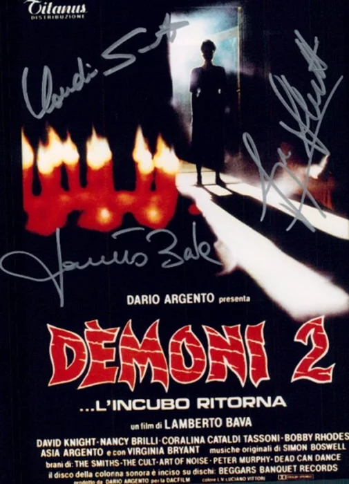 Demons 2 autograph