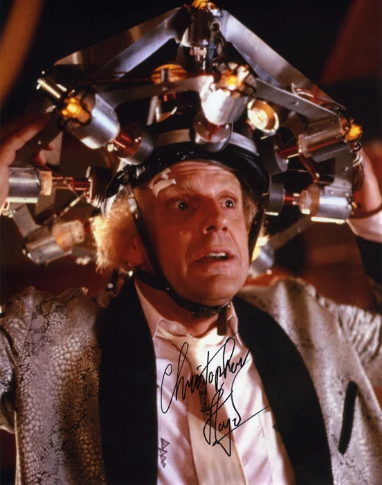 Christopher Lloyd autograph