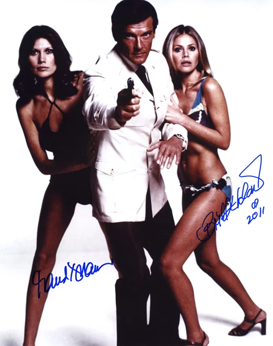 The Man With the Golden Gun autograph