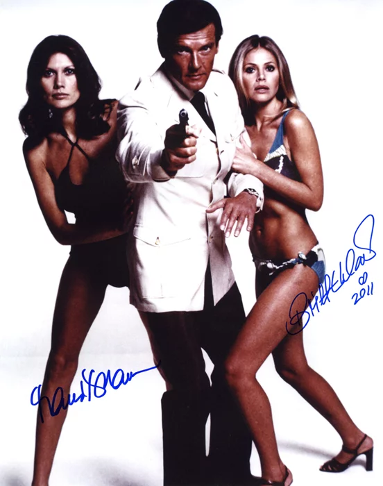 The Man With the Golden Gun autograph