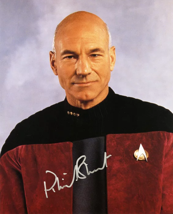 Patrick Stewart autograph