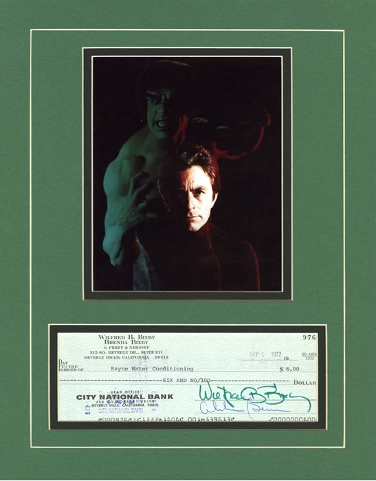 Bill Bixby autograph