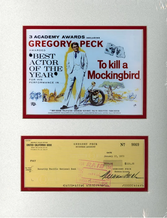 Gregory Peck autograph