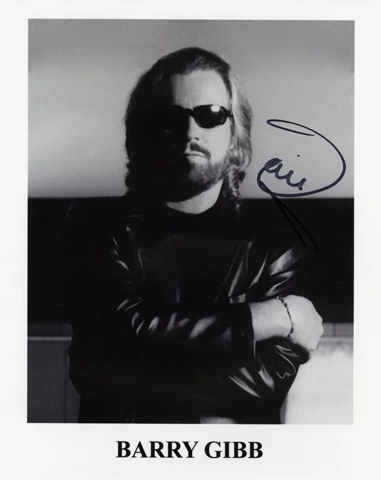 Barry Gibb autograph