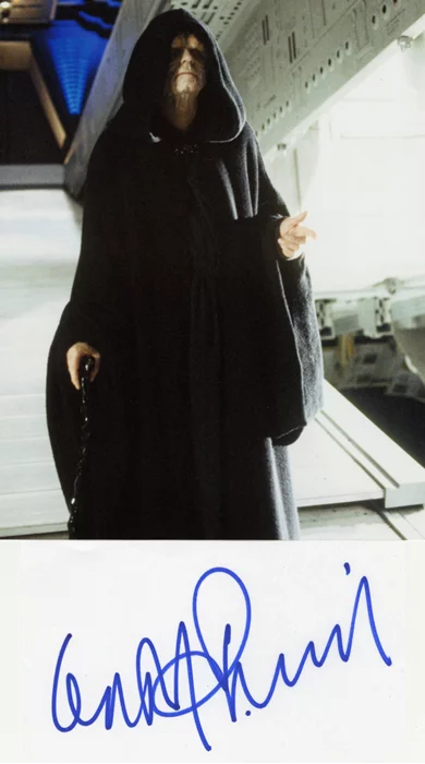 Ian McDiarmid autograph