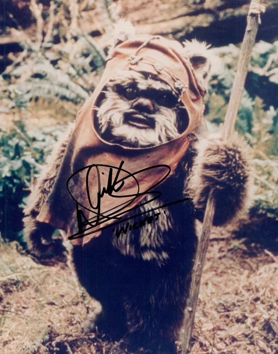 Warwick Davis autograph
