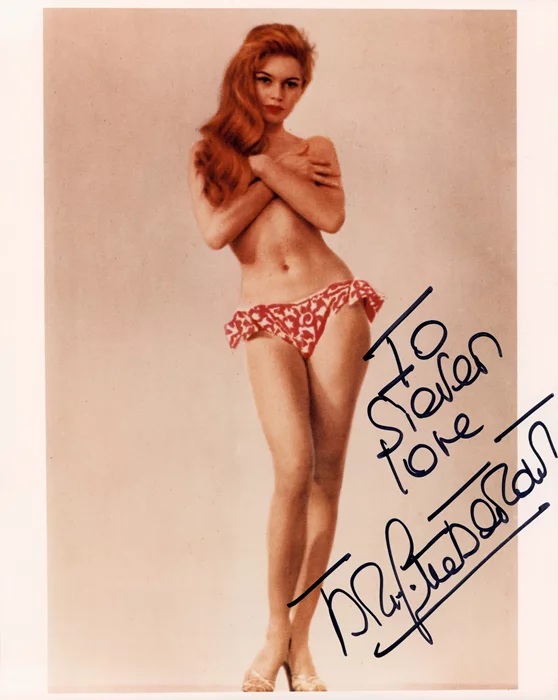 Brigitte Bardot autograph