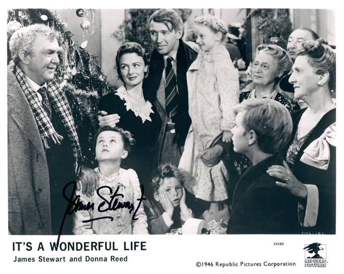 James Stewart autograph