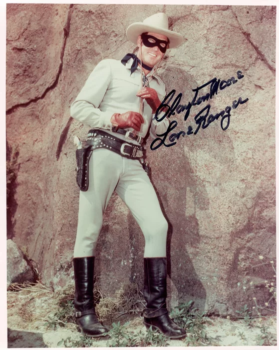 Clayton Moore autograph