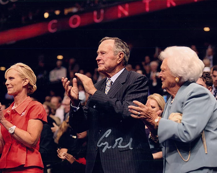 George Bush autograph