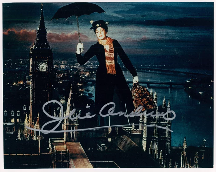 Julie Andrews autograph