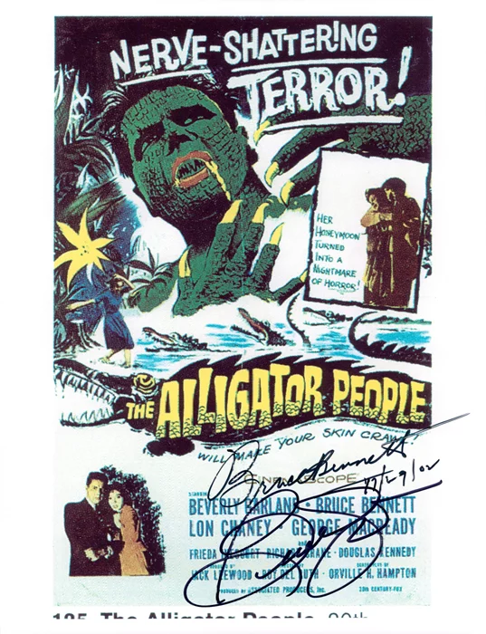 The Alligator People autograph