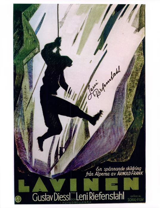 Leni Riefenstahl autograph