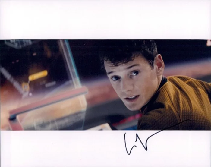 Anton Yelchin autograph