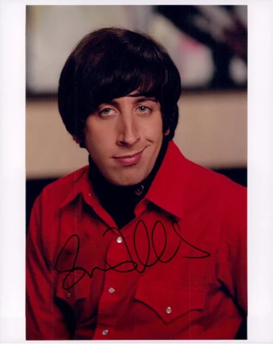 Simon Helberg autograph