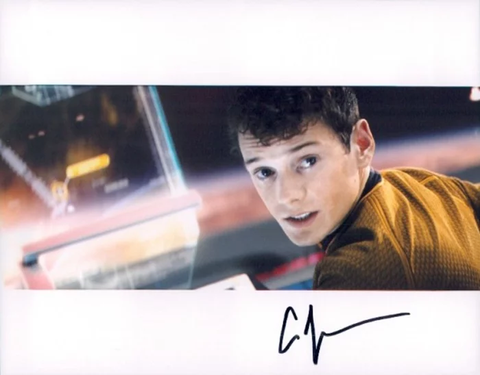 Anton Yelchin autograph