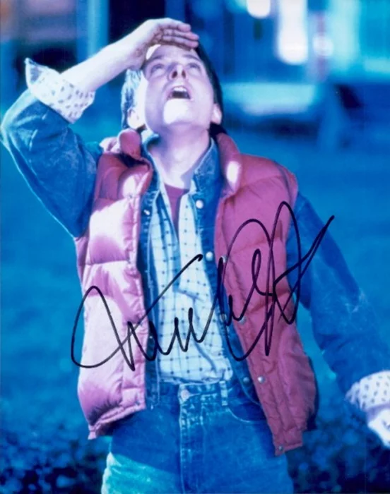 Michael J. Fox autograph