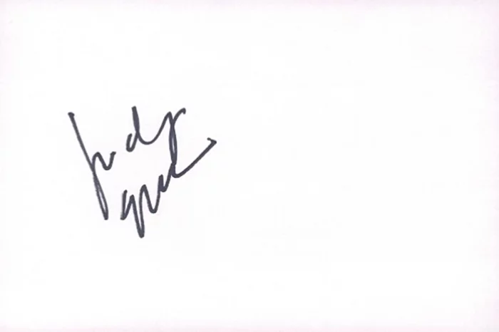 Judy Greer autograph