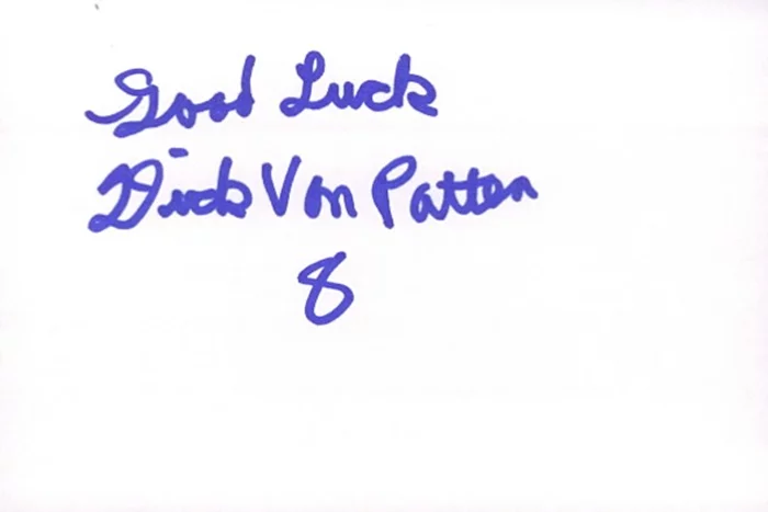 Dick Van Patten autograph