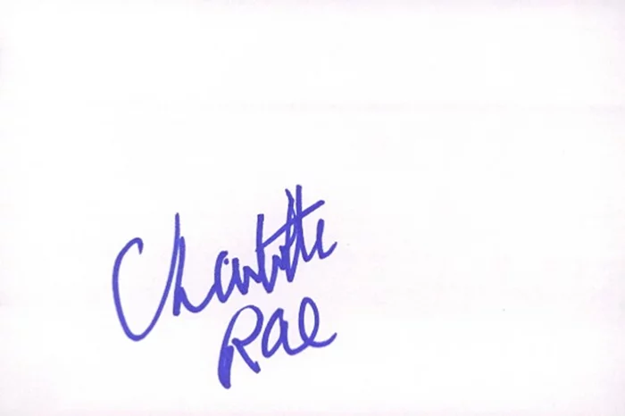 Charlotte Rae autograph