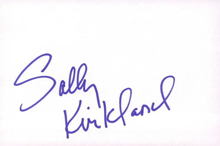 Sally Kirkland autograph