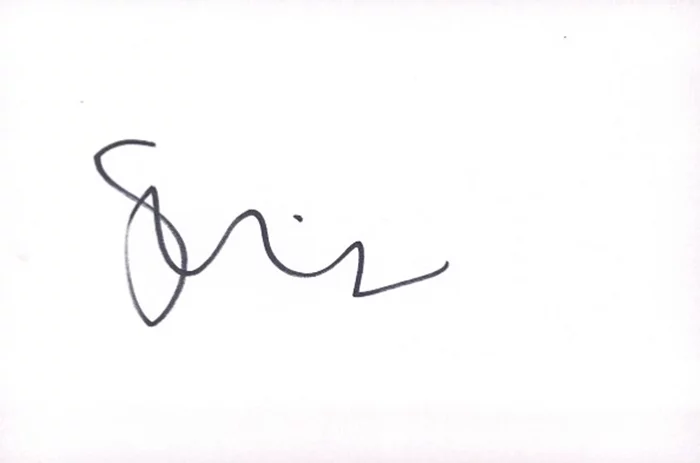 Sara Gilbert autograph