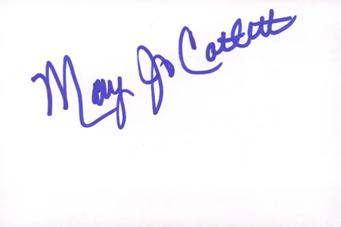 Mary Jo Catlett autograph