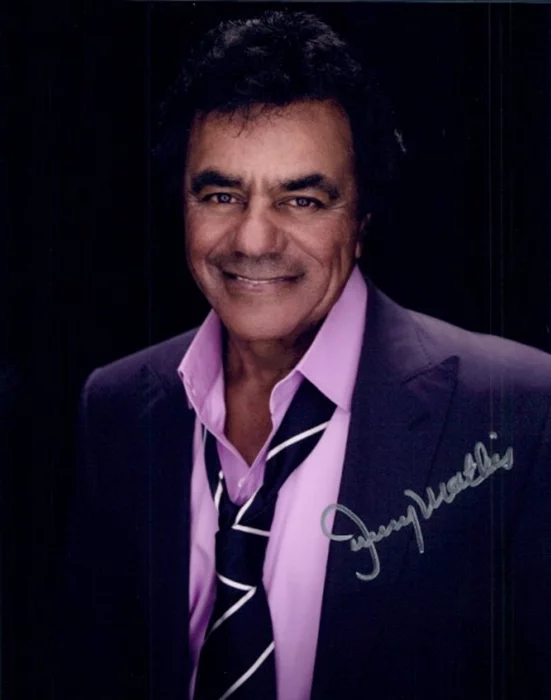 Johnny Mathis autograph