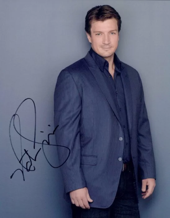 Nathan Fillion autograph