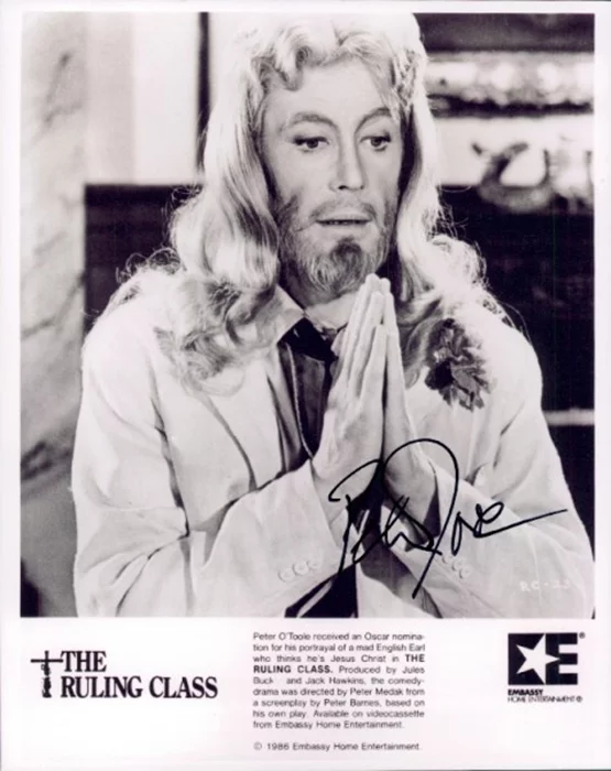Peter O'Toole autograph
