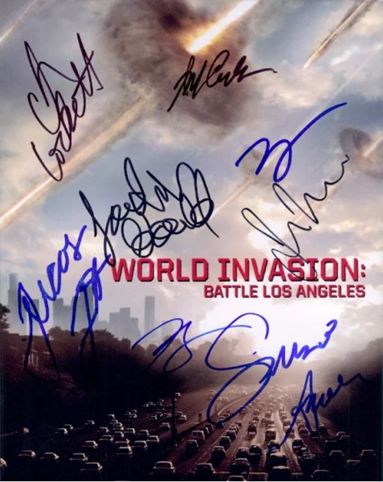 Battle: LA autograph
