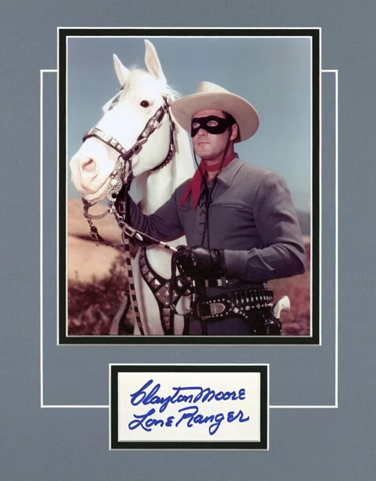 Clayton Moore autograph