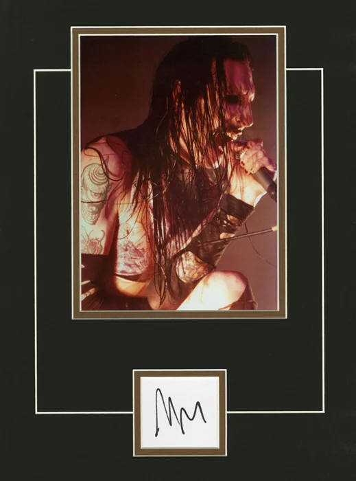 Marilyn Manson autograph