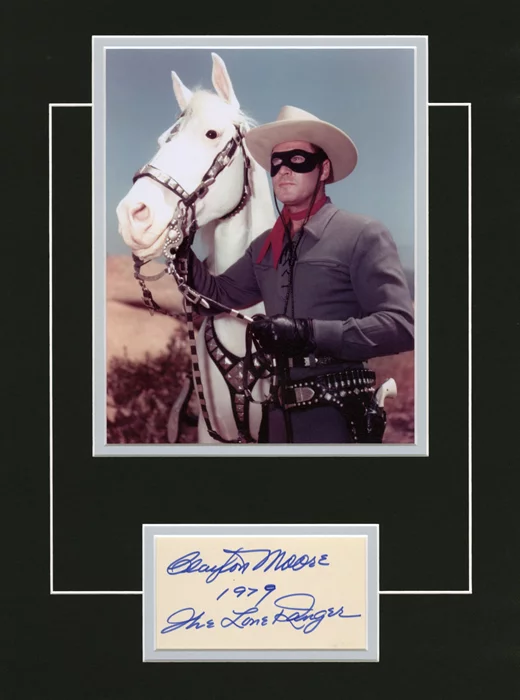 Clayton Moore autograph