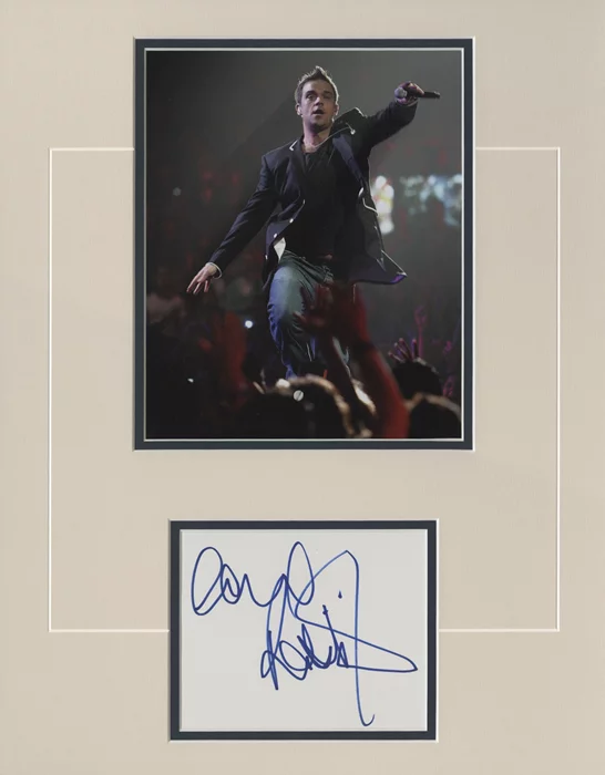 Robbie Williams autograph