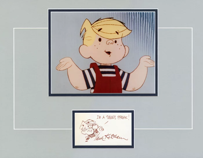 Hank Ketcham autograph