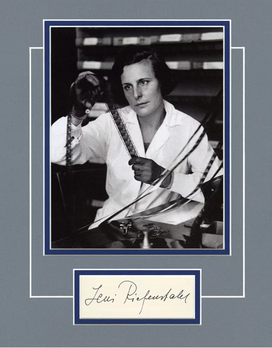 Leni Riefenstahl autograph
