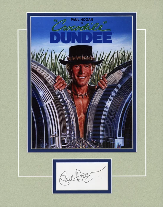 Crocodile Dundee autograph
